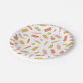 Summer Popsicles Pappteller (Schrägansicht)