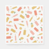 Summer Popsicles Serviette (Vorderseite)