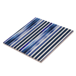 Summer Popular Navy Blue Boat Stripes Collection Fliese
