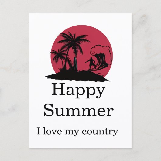 Summer post card postkarte (Vorderseite)