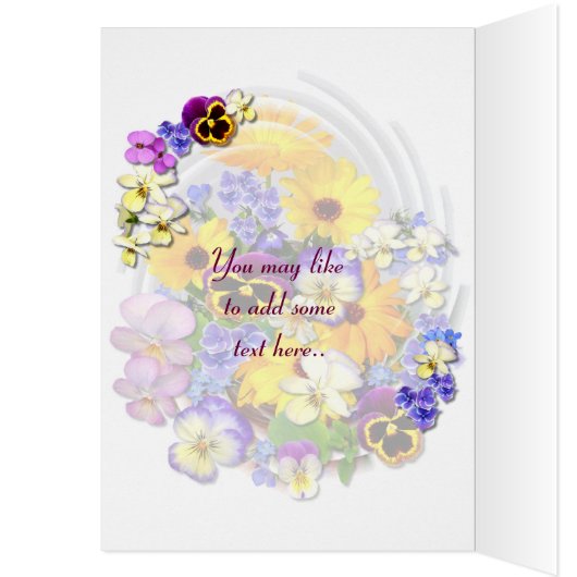 Summer Posy Vielen Dank (Innen (Links))