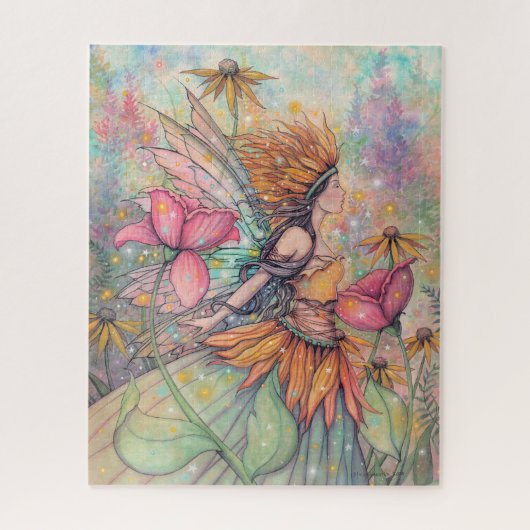 Summer Queen Fairy Fantasy Art Puzzle (Vertikal)