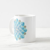 Summer Rain Mandala Kaffeetasse (Vorderseite Links)