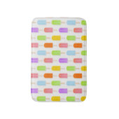 Summer Rainbow Popsicles Pattern Badematte (Vorderseite Vertikal)
