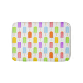Summer Rainbow Popsicles Pattern Badematte (Vorderseite)