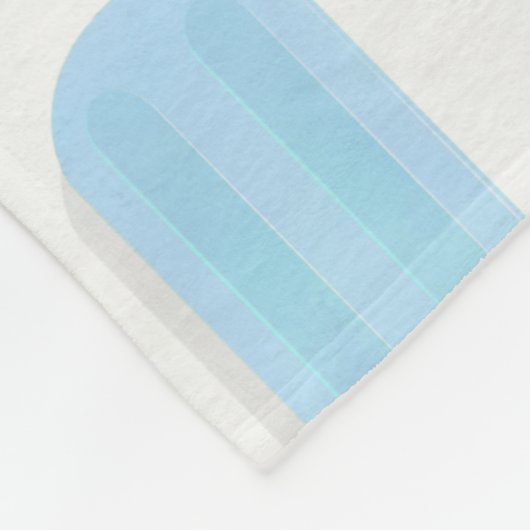 Summer Rainbow Popsicles Pattern Fleecedecke (Ecke)