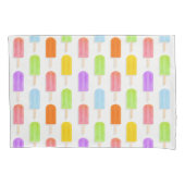 Summer Rainbow Popsicles Pattern Kissenbezug (Vorderseite)