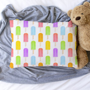 Summer Rainbow Popsicles Pattern Kissenbezug