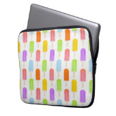 Summer Rainbow Popsicles Pattern Laptopschutzhülle (Vorderseite Links)