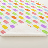 Summer Rainbow Popsicles Pattern Sherpadecke (3/4)
