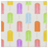 Summer Rainbow Popsicles Pattern Stoff (Nahaufnahme)