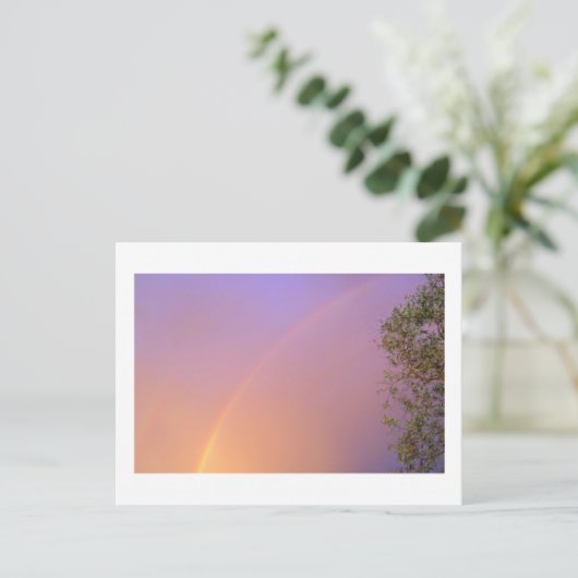 Summer Rainbow Postkarte (Stehend Vorderseite)