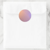 Summer Rainbow Runder Aufkleber (Tasche)