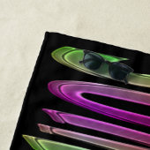 Summer Rainbow Typografy Colorful Text Strandtuch (Beispiel)
