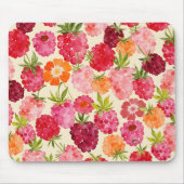 Summer Raspberry Watercolor Coquette Mousepad (Vorne)