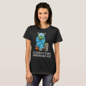 Summer Reading 2023 Monster Quote Reader Librarian T-Shirt (Vorne ganz)