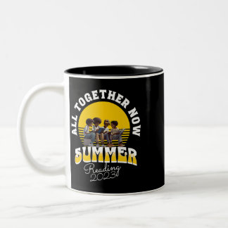 Summer Reading All Together Now Teachers Students Zweifarbige Tasse