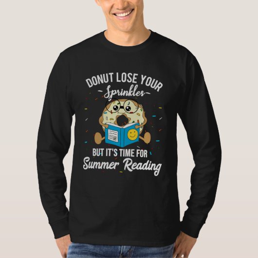 Summer Reading Donut Library Prize Incentive Libr T-Shirt (Vorderseite)