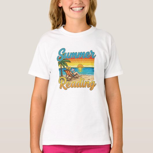 Summer Reading T-Shirt! Perfekt for bookworms, T-Shirt (Vorderseite)