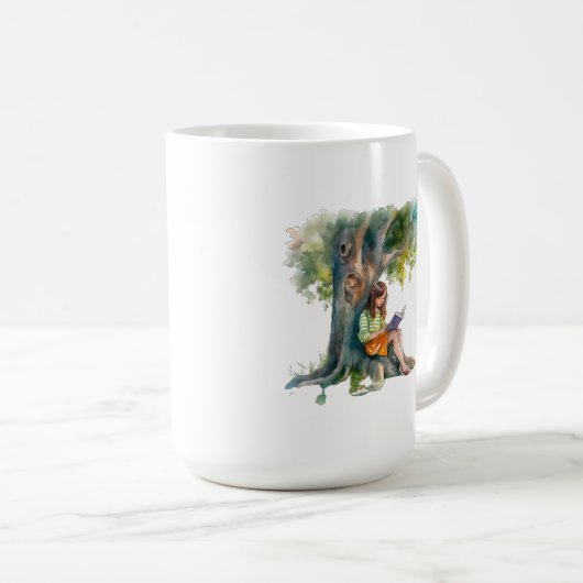 Summer Reading Tasse (VorderseiteRechts)