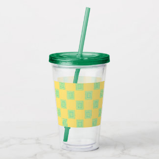 Summer-Ready Acrylic Tumbler - 16 oz Acryltrinkbecher