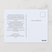 Summer Real Anwesen Listing oder Werbeaktion Postkarte (Rückseite)