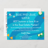 Summer Real Anwesen Marketing Werbeaktion Postkarte (Vorne/Hinten)