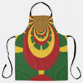 Summer Red Golden Green One Liebe Colors Schürze (Vorderseite)