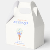 Summer Retro Bow Star Ice Cream Baby Dusche Geschenkschachtel (Vorderseite)