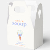 Summer Retro Bow Star Ice Cream Baby Dusche Geschenkschachtel (Offen)