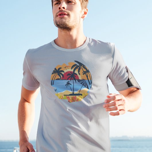 Summer Retro Design Style T-Shirt