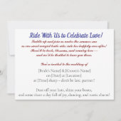 Summer Ride to Forever – Cowgirl Wedding Bliss" Einladung (Vorderseite)