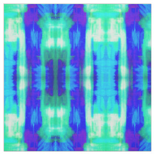 Summer River Abstrakt Fabric Stoff