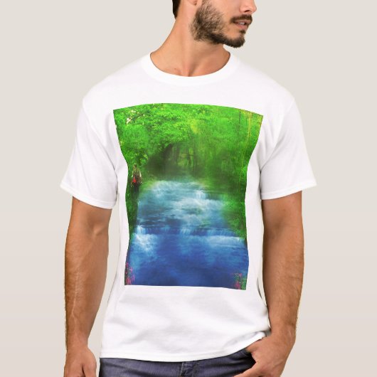 Summer River Walk Hiker T-Shirt (Vorderseite)