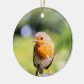 Summer Robin Keramik Ornament (Links)