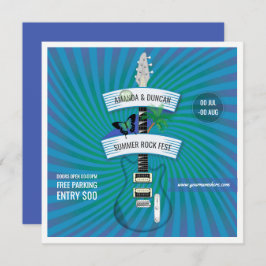 Summer Rock Festival - Logo-Einladung hinzufügen Einladung