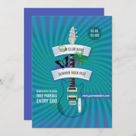 Summer Rock Festival - Logo-Einladung hinzufügen Einladung