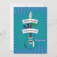 Summer Rock Festival Wedding