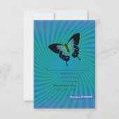 Summer Rock Festival Wedding RSVP Karte (Vorderseite)