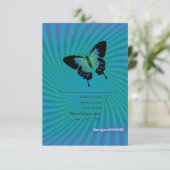 Summer Rock Festival Wedding RSVP Karte (Stehend Vorderseite)