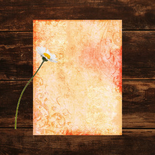 Summer Romance Scrapbook Paper