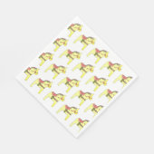Summer Rose Dala Pferdepapier Napkins Serviette (Ecke)