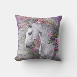 Summer Rose Throw Kissen