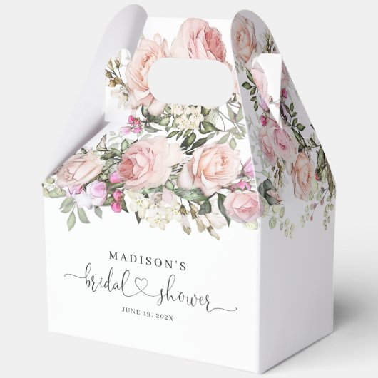 Summer Rosen Garden Brautparty Geschenkschachtel (Vorderseite)