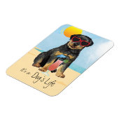 Summer Rottweiler Magnet (Linke Seite)