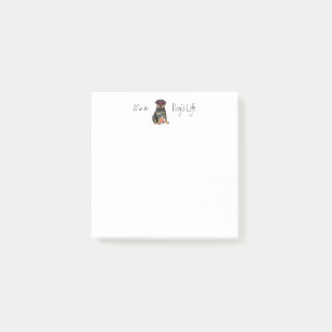 Summer Rottweiler Post-it Notes Klebezettel