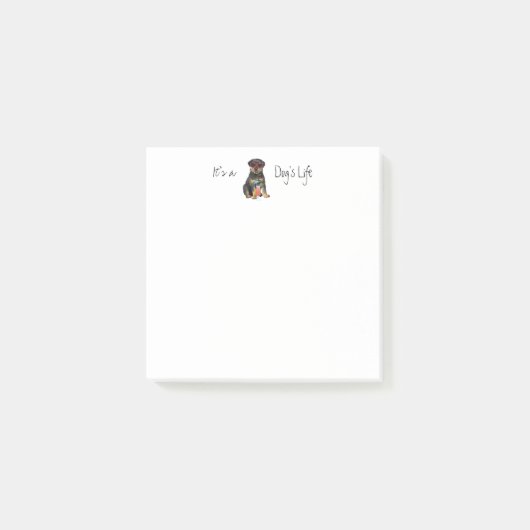 Summer Rottweiler Post-it Notes Post-it Klebezettel (Vorderseite)