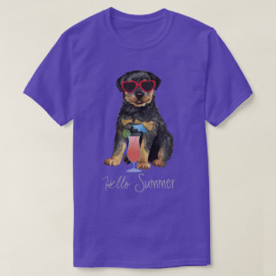 Summer Rottweiler T - Shirt