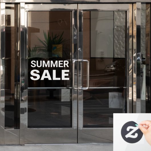 Summer Sale Fensteraufkleber (Büro Tür)