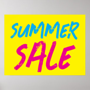 Summer Sale-Schild, Retail Store Sale Poster
